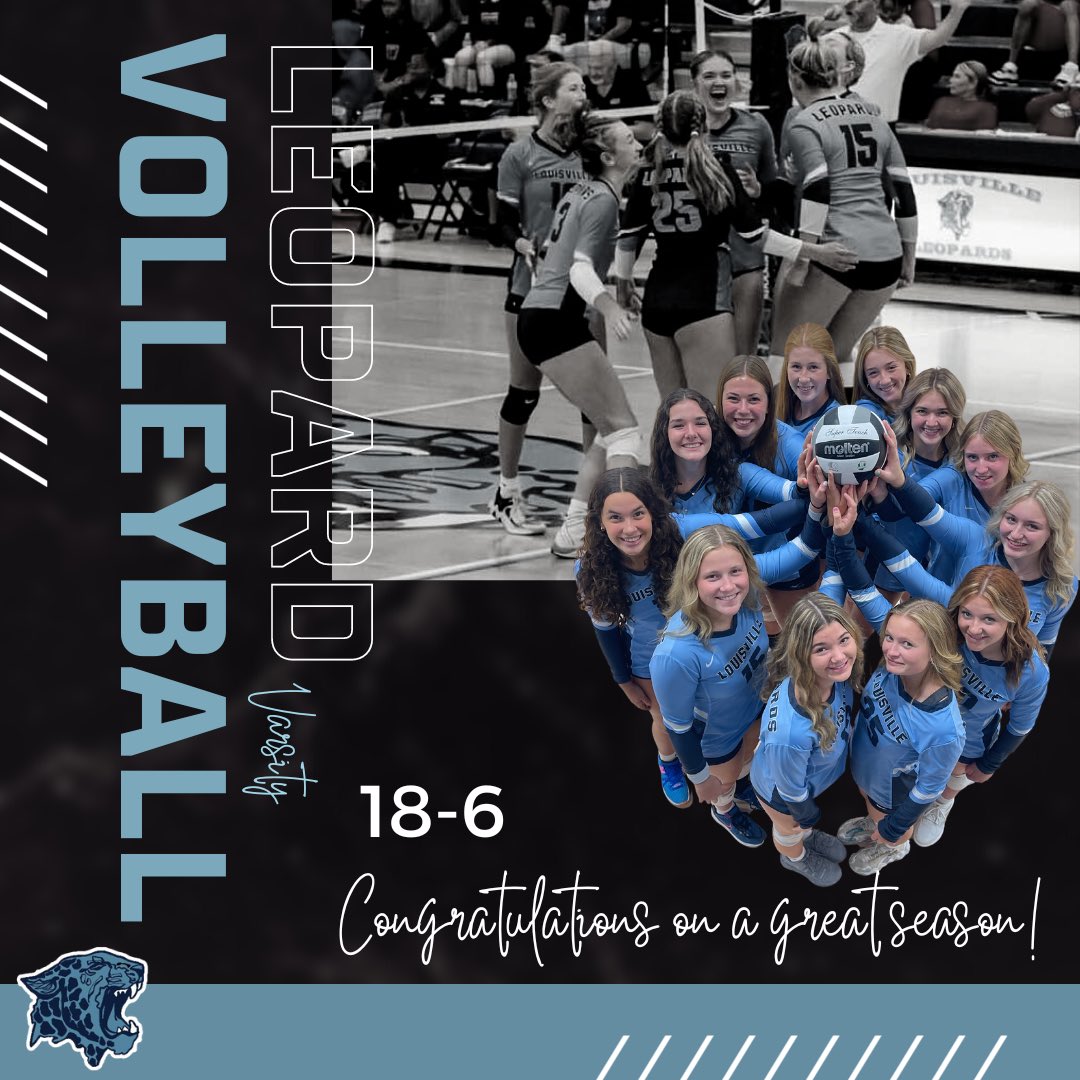 So proud of our Lady Leps! 
Thanks for a great season of volleyball! 
💙🐾🏐