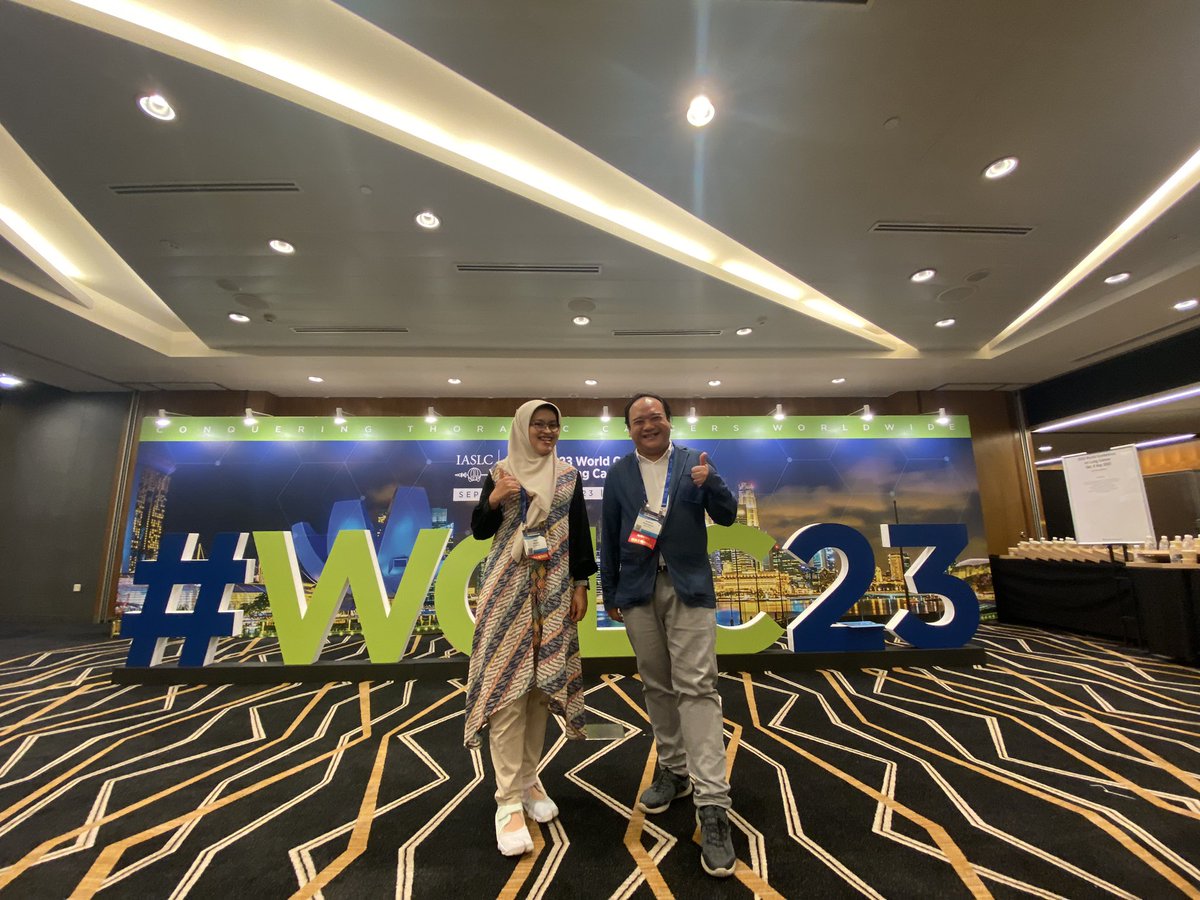 a125ee's tweet photo. My  first world conference of lung cancer #wclc2023 #Singapore https://t.co/YNKxkl4l69