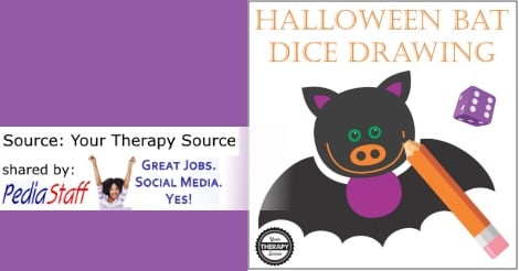 Halloween Bat Dice Drawing  ow.ly/sYXV50PZXqs