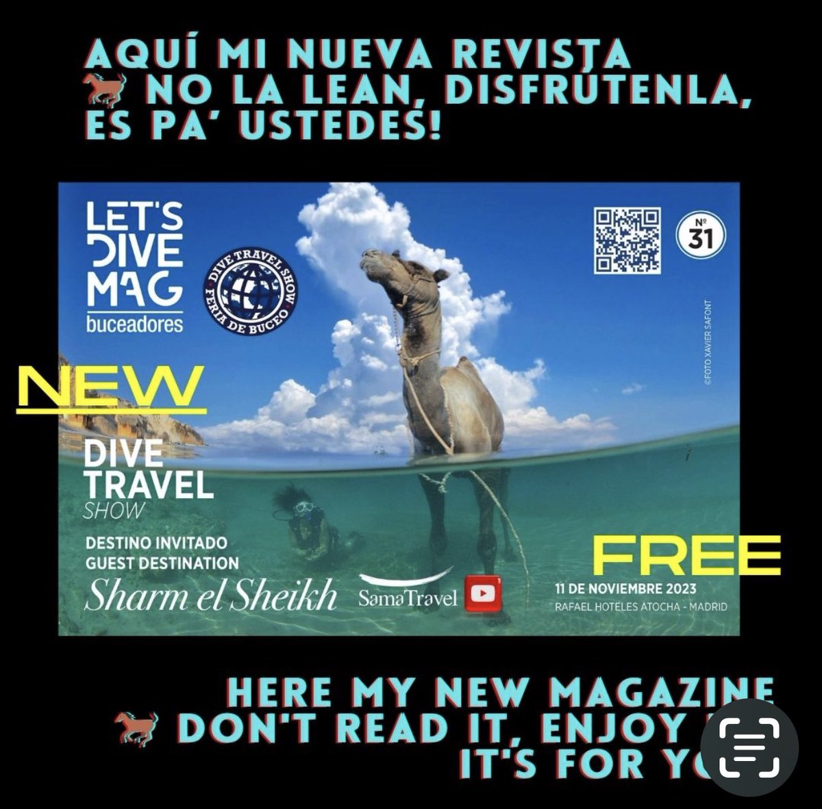 Buceadores_'s tweet image. Nueva revista de OTOÑO 🐎 No la lean, disfrútenla, es pa’
Ustedes!
Clicka en este link para verla Interactiva: revistabuceadores.com/issue/31/
Y en este otro, para bajártela en PDF: revistabuceadores.com/pdf/31.pdf