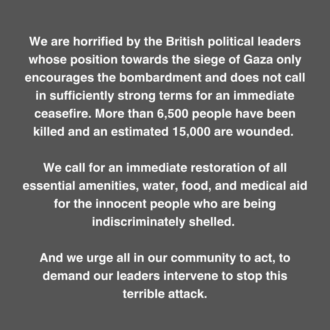 A call from Complicité on the Israel Gaza conflict. Some ways you can take action: - Write to your local MP. @AmnestyUK have put together some suggestions on points to include: bit.ly/46OyBHx - Donate to an aid appeal, like @MedicalAidPal: bit.ly/3FxK1nc