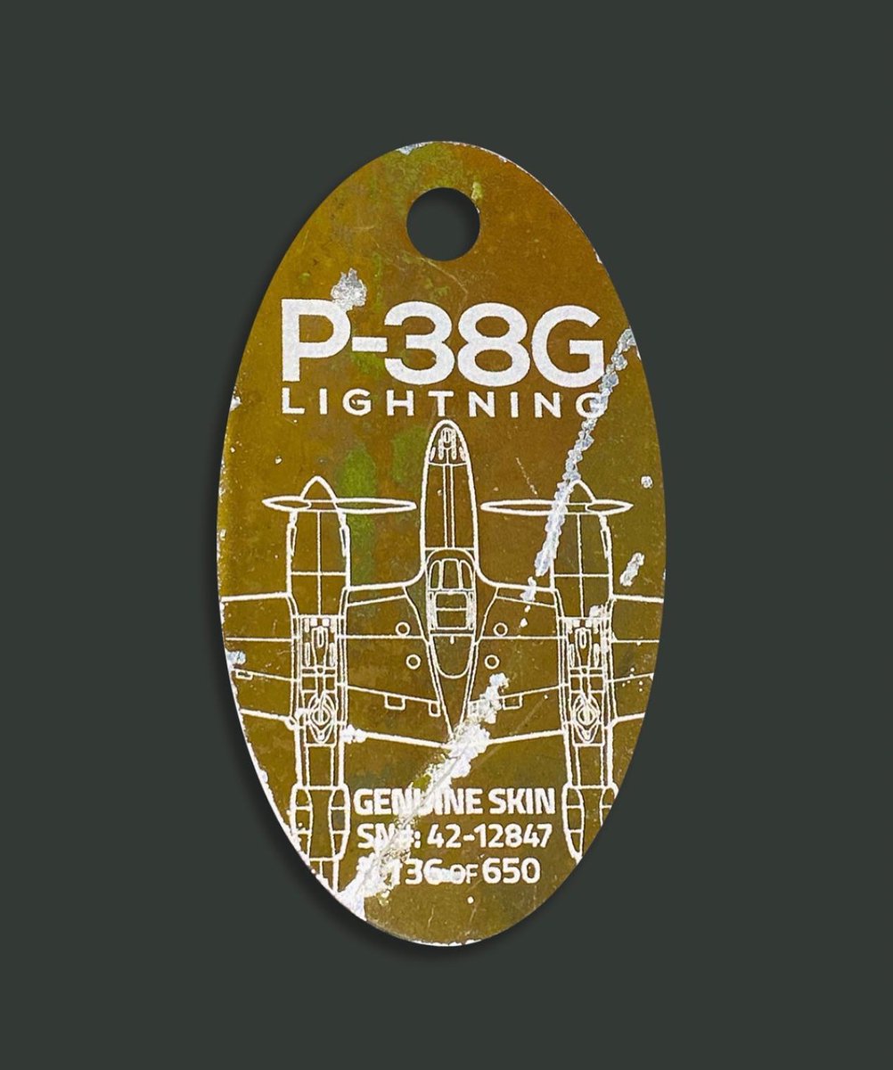 planetags's tweet photo. Thank you henrytags_inairbone - great P-38!
--
Lockheed P-38G LIGHTNING 42-12847
#planetags #aviationgeek #lockheedskunkworks #lockheed #p38lightning #p38 #ww2 #ww2airfields #ww2history #lockheedkellyjohnson #tagnatics #avgeek #avgeeks #showusyourplanetags #military https://t.co/uXC0d19t3J