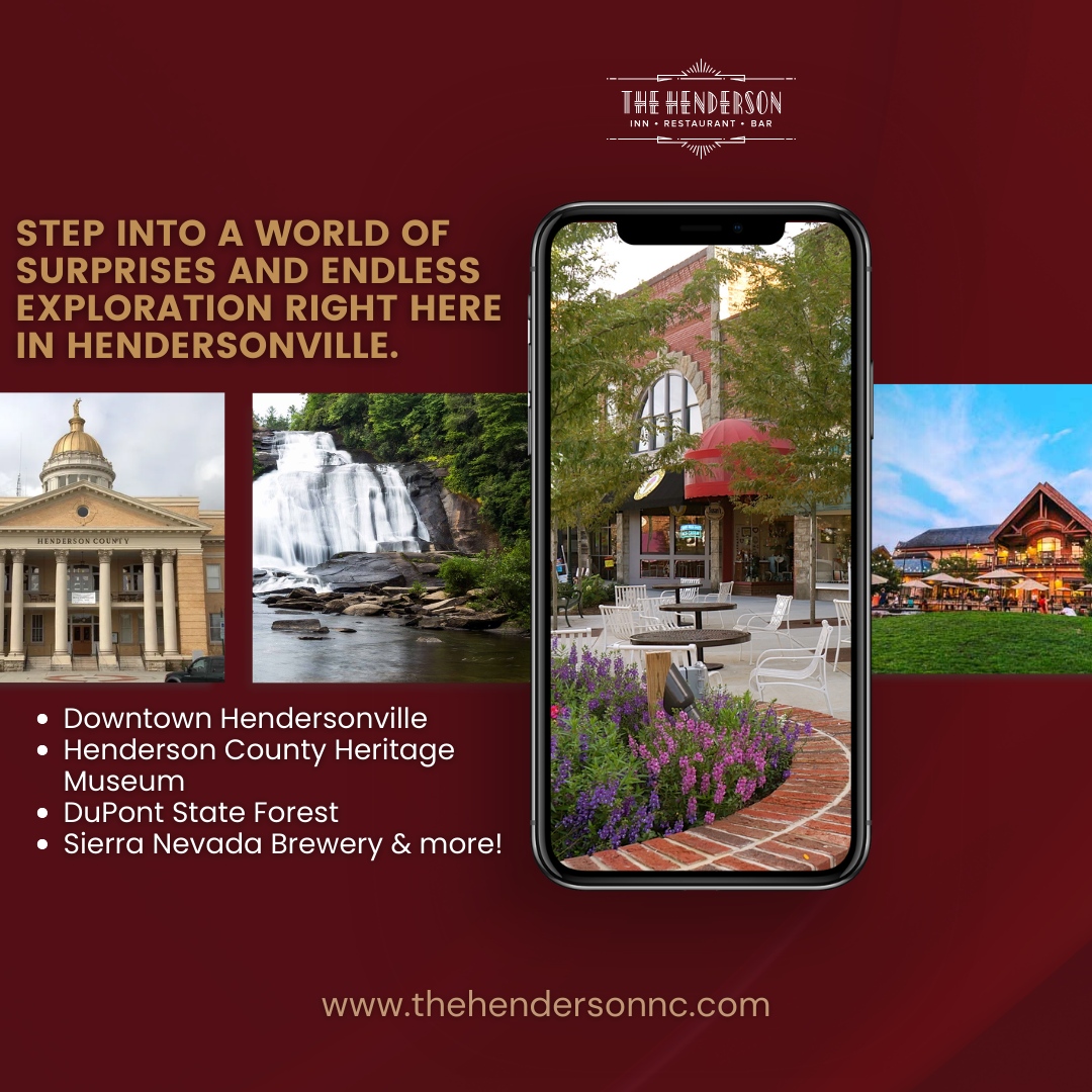 Step into a world of surprises and endless exploration right here in Hendersonville. 🌍🗺️ 

#EndlessExploration #HendersonvilleAdventures 

🌐thehendersonnc.com
📞828-696-2001