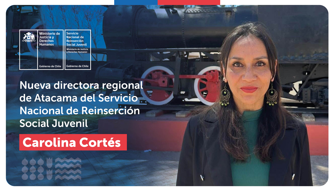 📢Les presentamos a Carolina Cortés, directora regional de Atacama del nuevo Servicio Nacional de Reinserción Social Juvenil.
 
 ✅Ella es trabajadora social de la Universidad de Arte y Ciencias Sociales. 

🌐¿Más sobre su exp. académica y profesional?
minjusticia.gob.cl/antofagasta-at…