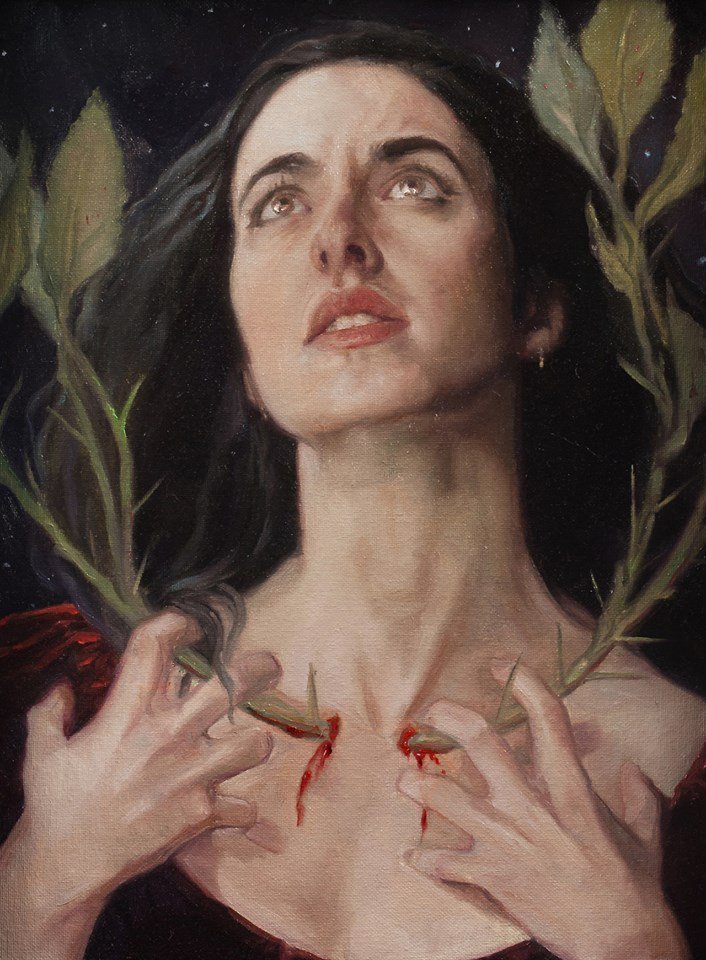 Study for Gluttony from The Seven Deadly Sins series by Gail Potocki, 2017