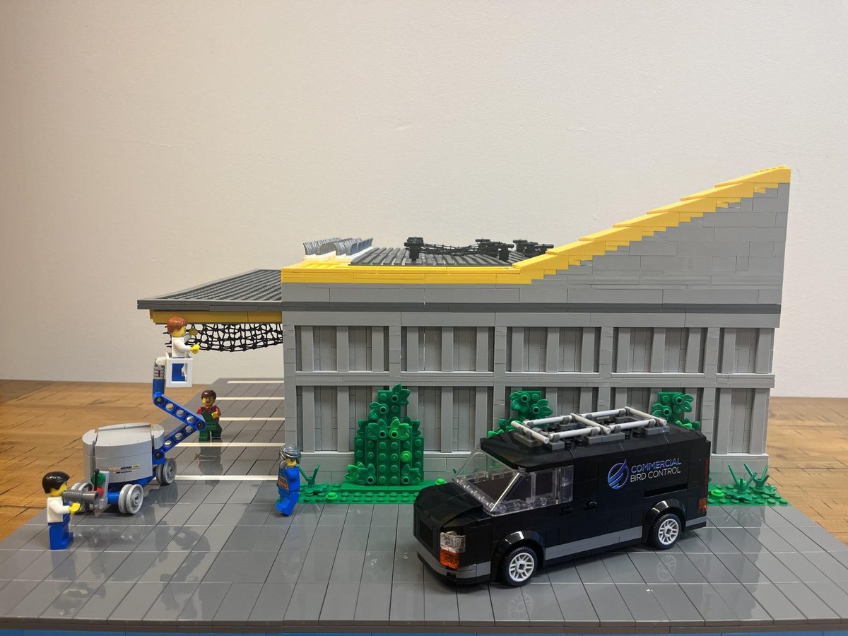 BricksMcGee's tweet photo. New from our portfolio - this warehouse scene for Commercial Bird Control. Any excuse for seagulls on a model! 

https://t.co/Nhm42oaodE

#modelcommissions #legomodel #lego https://t.co/AqX1KuxkmB