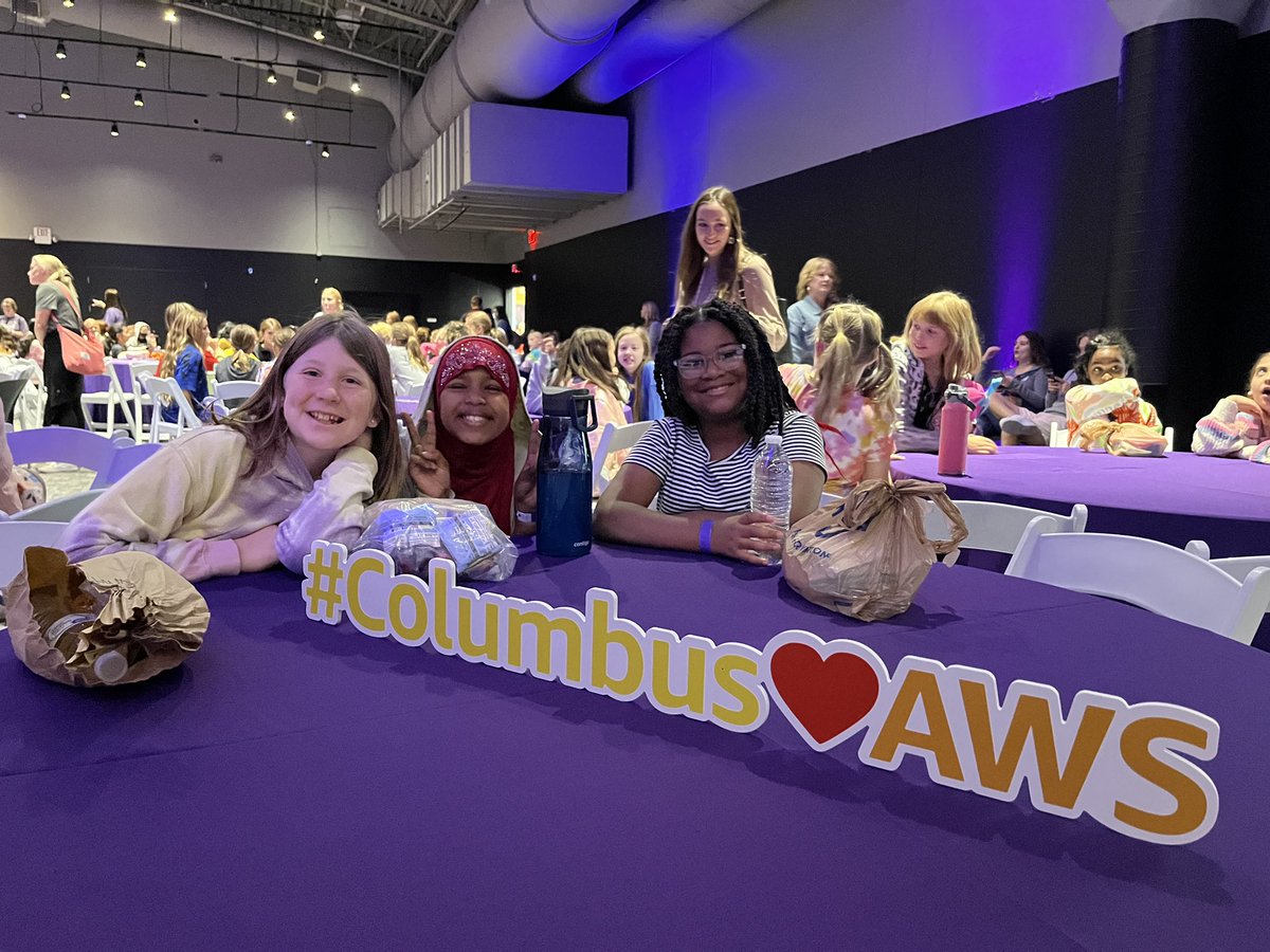 Rippsters's tweet image. We’re at #awsgirlstechday kicking off our day of discovery and learning! Thank you @AWS_Edu @HilliardSchools @BeaconBobcats