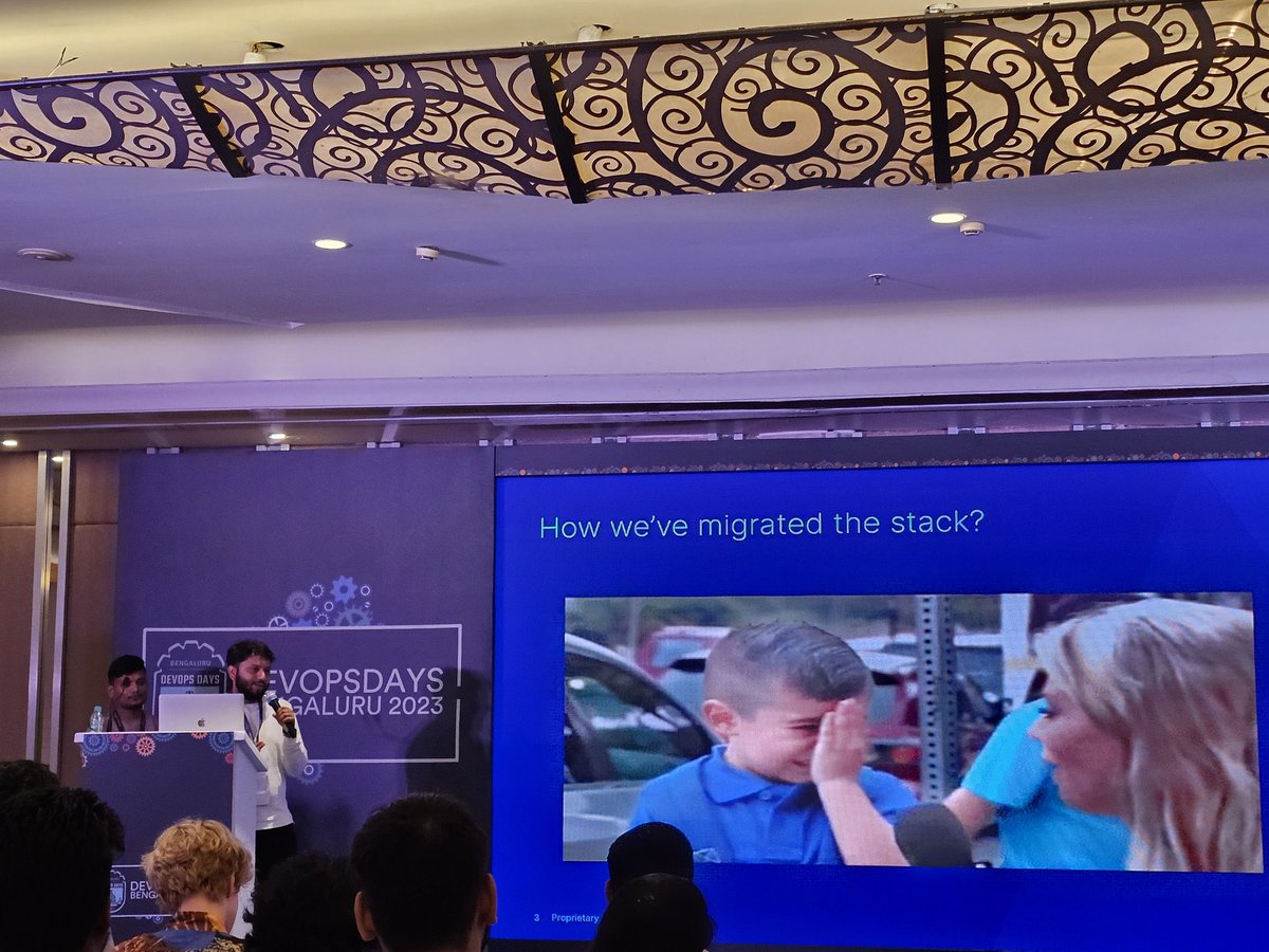 DotSlashMohite's tweet image. Hey,

It was great experience to present a Lightning talk on Migration Journey at @devopsdays_blr 2023 along with @NikhilPatne5.

#devopsdaysbengaluru #devopsdays #devops #cloudops #publicspeaking #migration