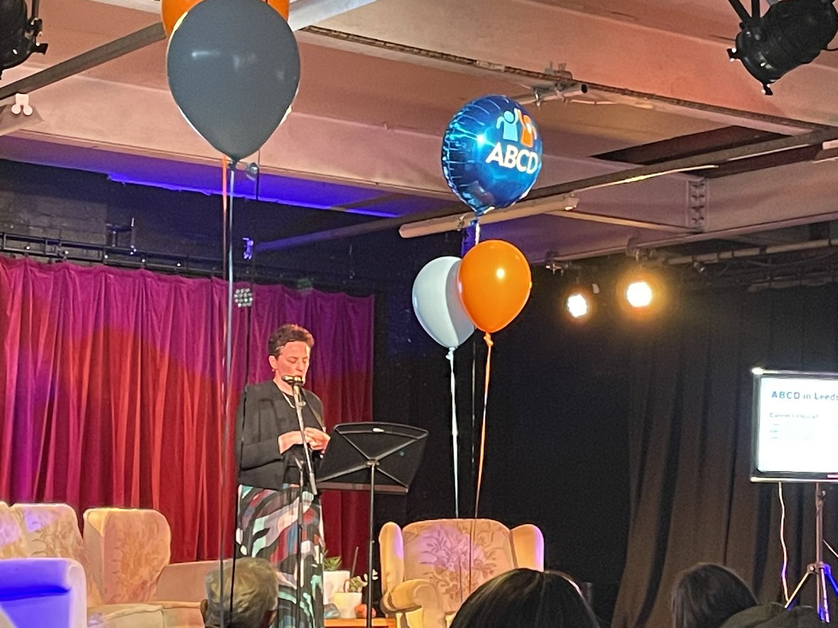 Today has been about celebrating ten years of <a href="/ABCDinleeds/">ABCD in Leeds</a> by creating a culture of care and connection in Leeds. Thank you for inviting us to show how the #SRG model builds on assets, sharing and working together. 'What's the future? We're the future!'