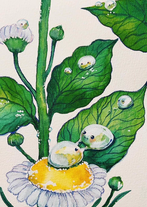 im obsessed with painting droplets