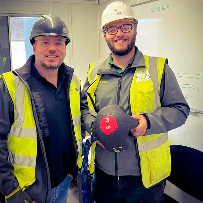 andyunwin01's tweet photo. Thank you to @lighthouse_safety 
Who have completed their Medicine Ball Challenge raising a huge £1245 and a vast amount of awareness across their work and social community Great to see so many resonate with the challenge
@combatstress @soldierscharity 
#Medicineballchallenge https://t.co/yzjYgpEai2