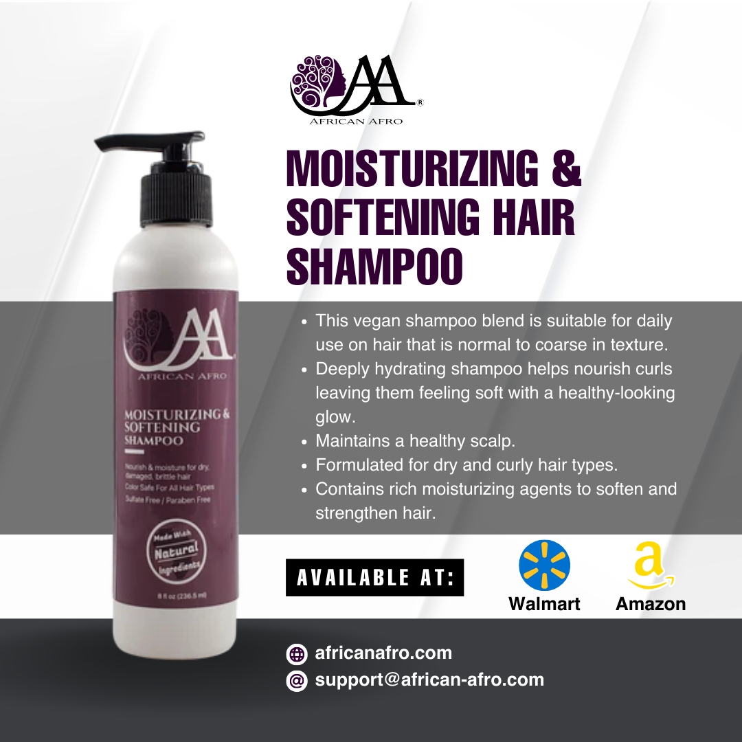 AfricanAfroAA's tweet photo. Experience the Ultimate in Hair Care: Moisturizing &amp; Softening Hair Shampoo! 💦🌿 

This vegan shampoo blend is your daily dose of hair luxury, perfect for those with normal to coarse hair textures. Dive into deep hydration that nourishes your curls, leaving them irresistibly ... https://t.co/b4XcNCgoB7