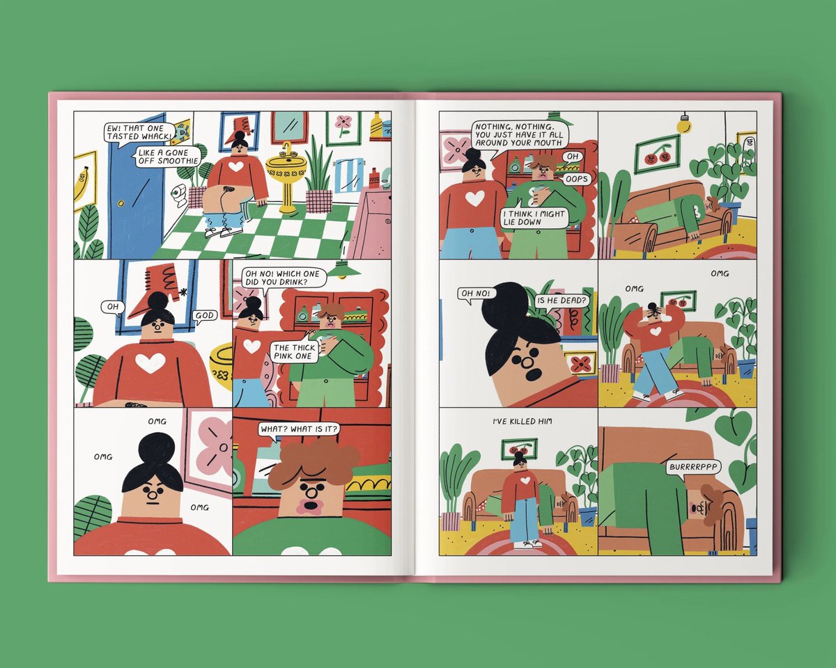 Tess Smith-Roberts’ much-loved dating comics have been expanded into a whole book, Disaster Dates and Lucky Escapes > bit.ly/3Qtjei2