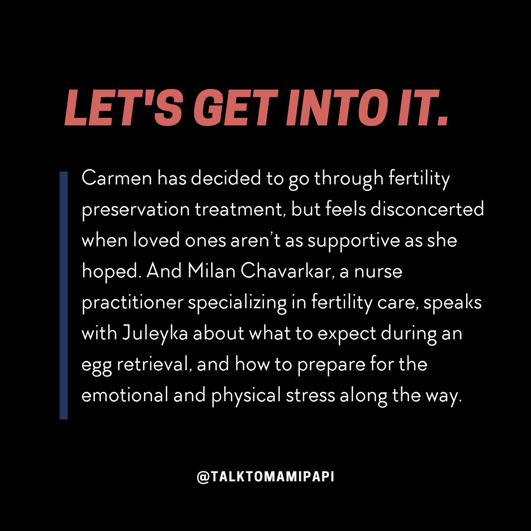 🎧 Listen to our latest episode, "Seeking Support for Her Egg-Freezing Journey," here: ow.ly/7GZ450PU1x9