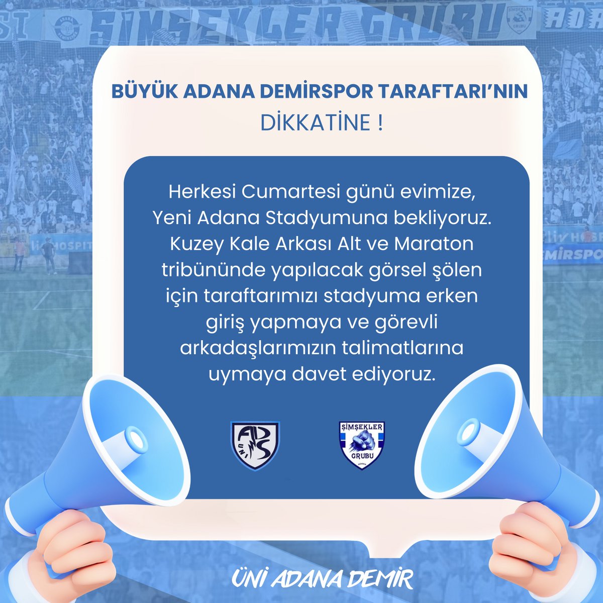 RESİTALİN ADI ŞİMŞEKLER GRUBU !

#ÜniAdanaDemir