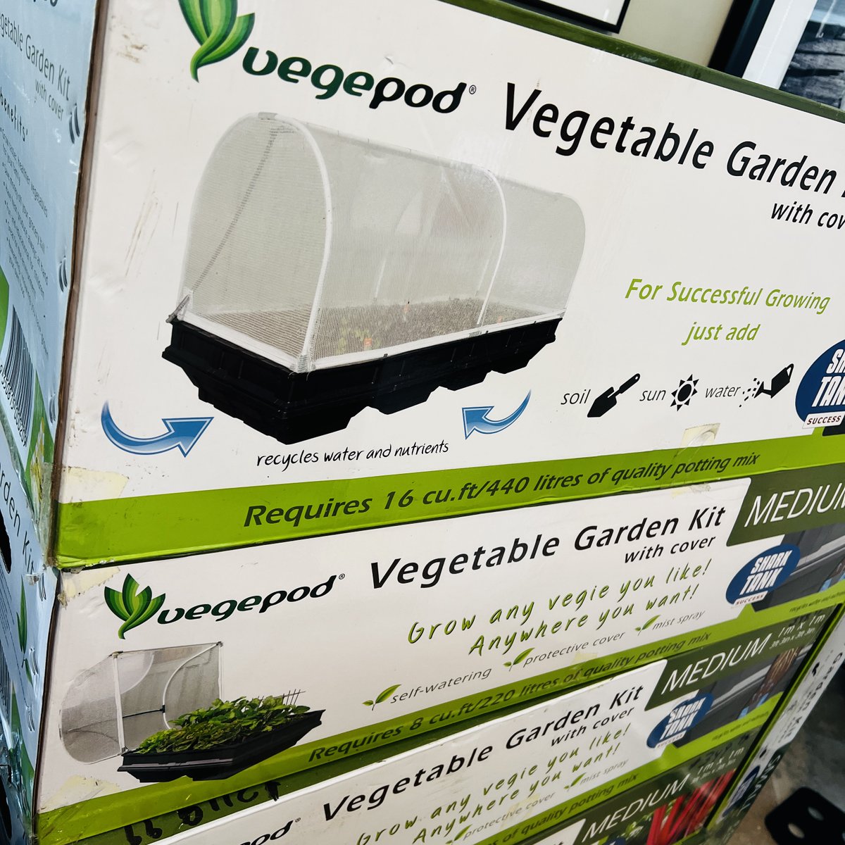 Grow what you want, anywhere you want! Vegepods in a variety of sizes are now on sale at the Garden Center... #elmgrens #elmgrensservices #richmondhill #richmondhillgardencenter #rhgagardencenter #nursery #gardeninginthesouth #hometowngardencenter #vegepod