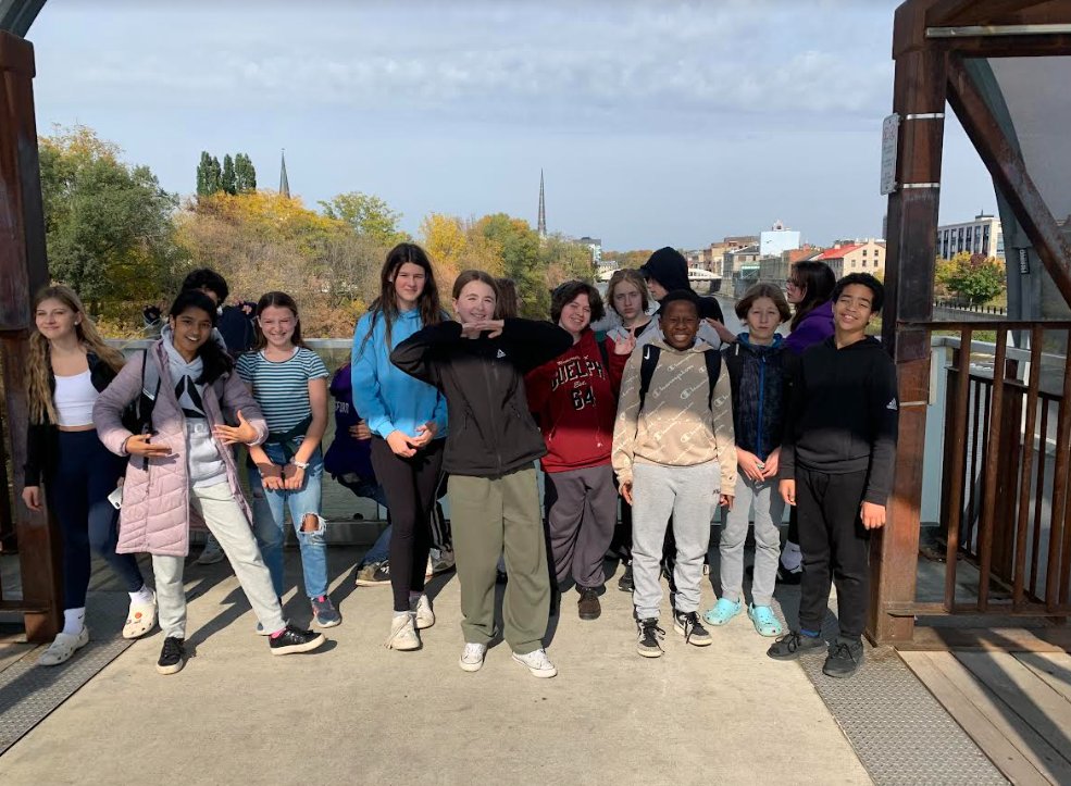 7-3 on their way to their Exploration Tour of the Idea Exchange at the OId Post Office!