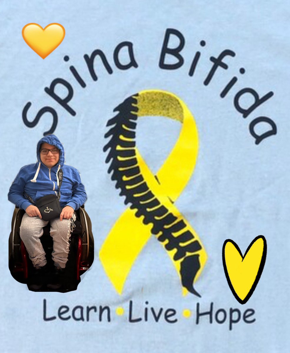 JaneCoronaP's tweet photo. October 25th is world Spina bifida day 🎗️💛🌻🐝💛 https://t.co/6Z2zTgebAn