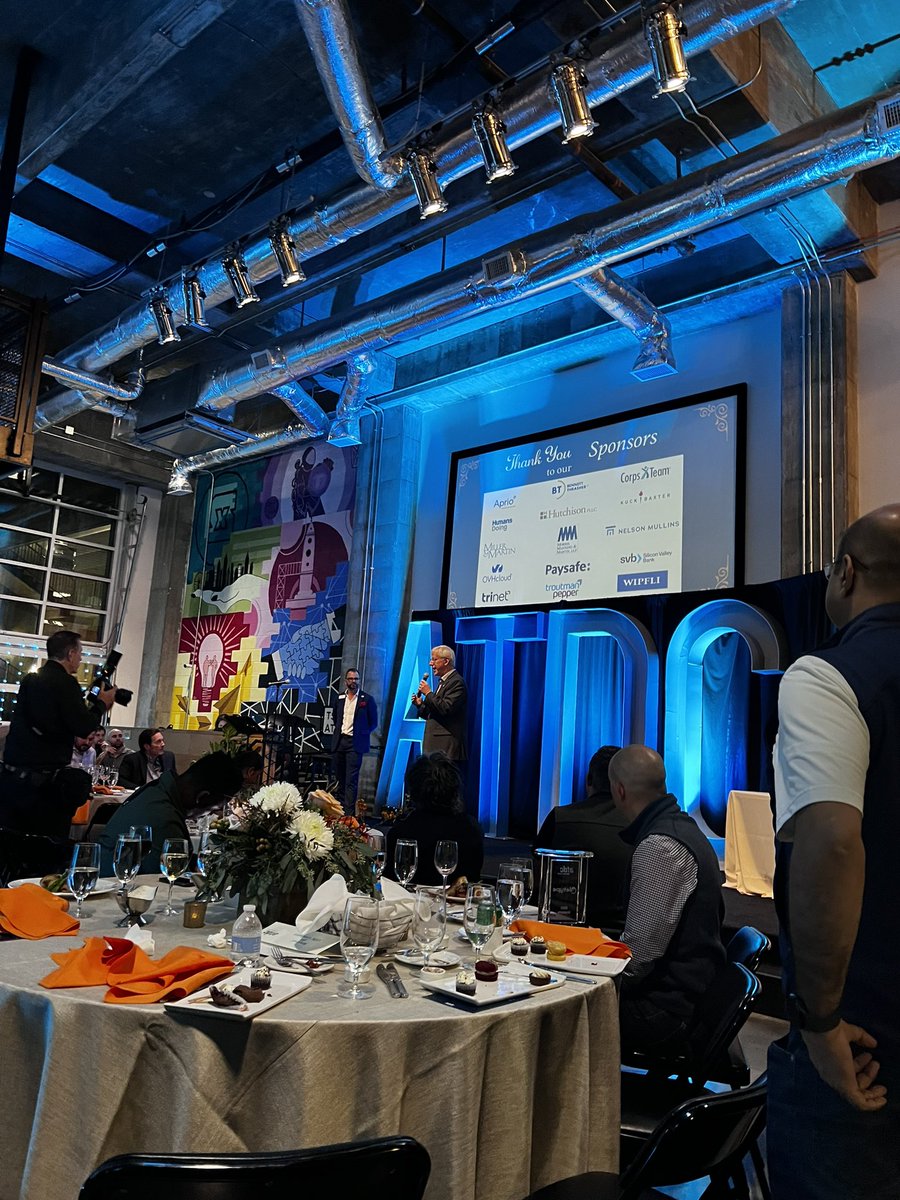 atdc's tweet photo. The ATDC graduation event last night was a notable success, thanks to the attendees and the diligent ATDC staff. The cuisine was outstanding, and the cocktail service was impeccable. We look forward to next year's graduation ceremony. #ATDC #Success #GraduationGoals https://t.co/9Apl3EhK0B