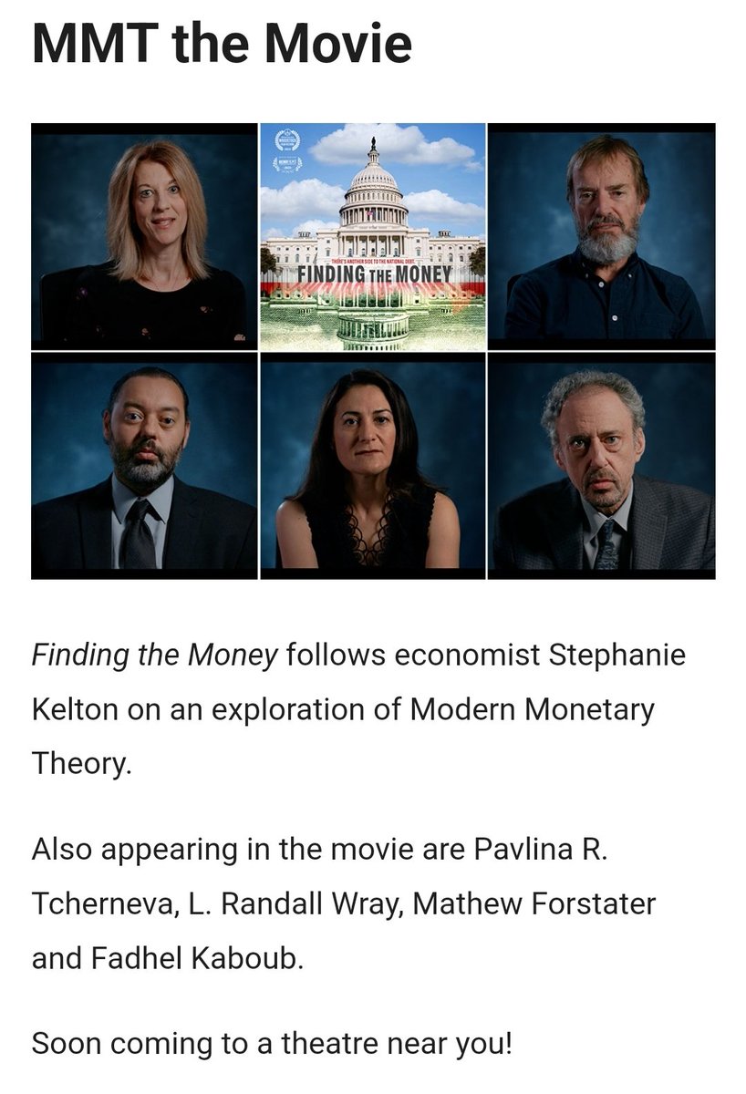 ptcherneva's tweet photo. 📢 Thrilled to announce that we will be screening @FindingMoneyDoc during the EDI-Levy workshop @BardCollege followed by Q&amp;A with the filmmaker Maren Poitras, and Randy Wray and myself.

🏆🏆Winner, Audience Award for Best Feature Film, Green Film Festival of San Francisco 🏆🏆 https://t.co/l85ltXXSZF
