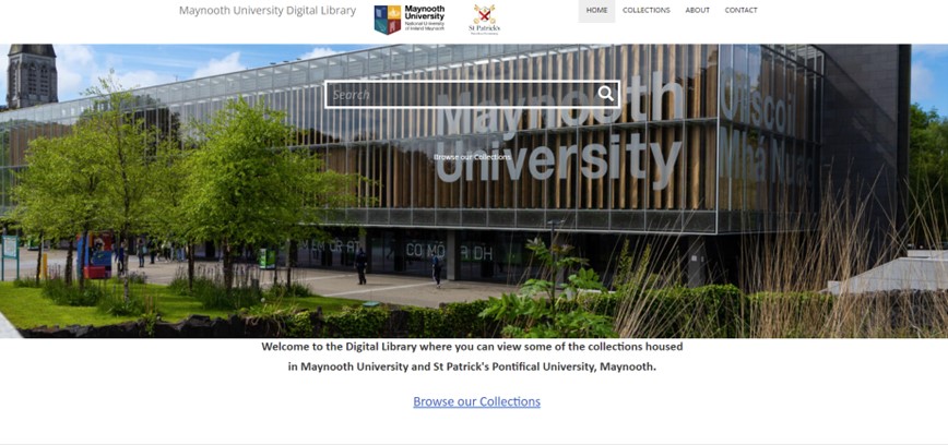 Maynooth University Digital Library is officially launched maynoothdigitalcollections.ie <a href="/library_MU/">Maynooth University Library</a>