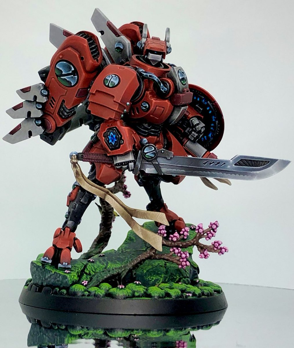 FancyKelvin's tweet photo. Commander Farsight is finally completed. This model was a labour of love.
#Warhammercommunity #warhammer40k #warhammer40000 #gamesworkshop #hobbypainter #paintingwarhammer #miniaturepainting #tauempire 
#farsightenclaves #wip #warhammerwip #tau #commanderfarsight https://t.co/YPxW6RW19P