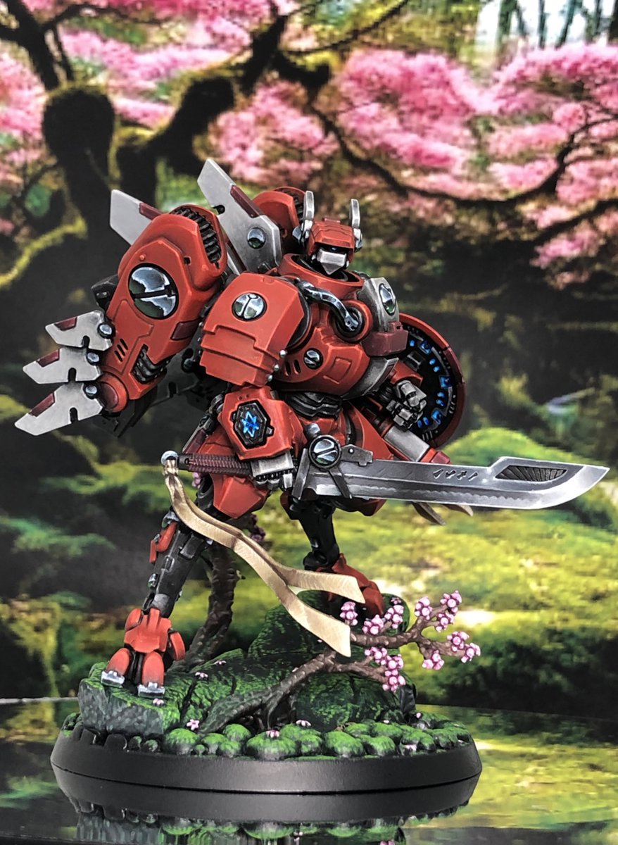 FancyKelvin's tweet photo. Commander Farsight is finally completed. This model was a labour of love.
#Warhammercommunity #warhammer40k #warhammer40000 #gamesworkshop #hobbypainter #paintingwarhammer #miniaturepainting #tauempire 
#farsightenclaves #wip #warhammerwip #tau #commanderfarsight https://t.co/YPxW6RW19P