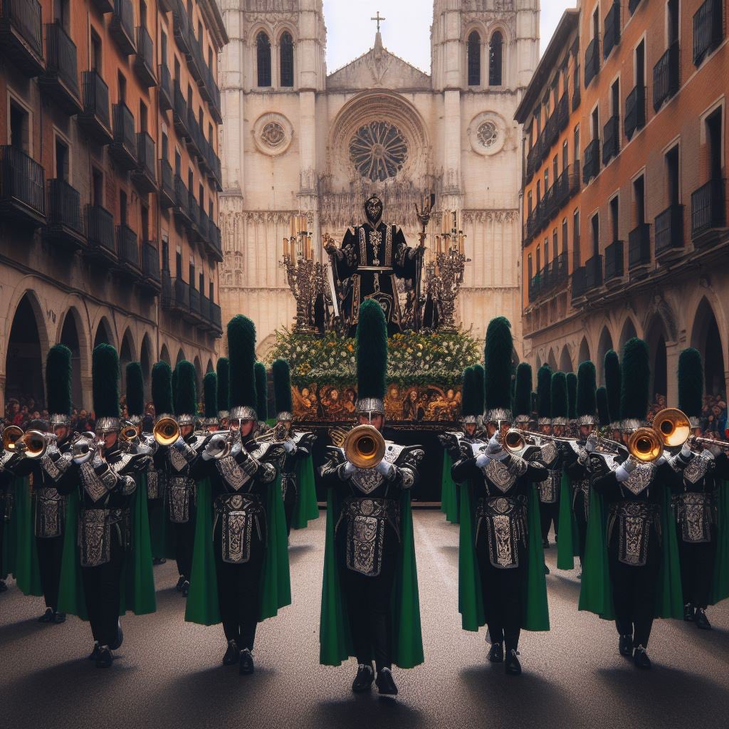 Así nos imagina una IA por Valladolid. Salvo el gorro, ¿nada mal eh?😉