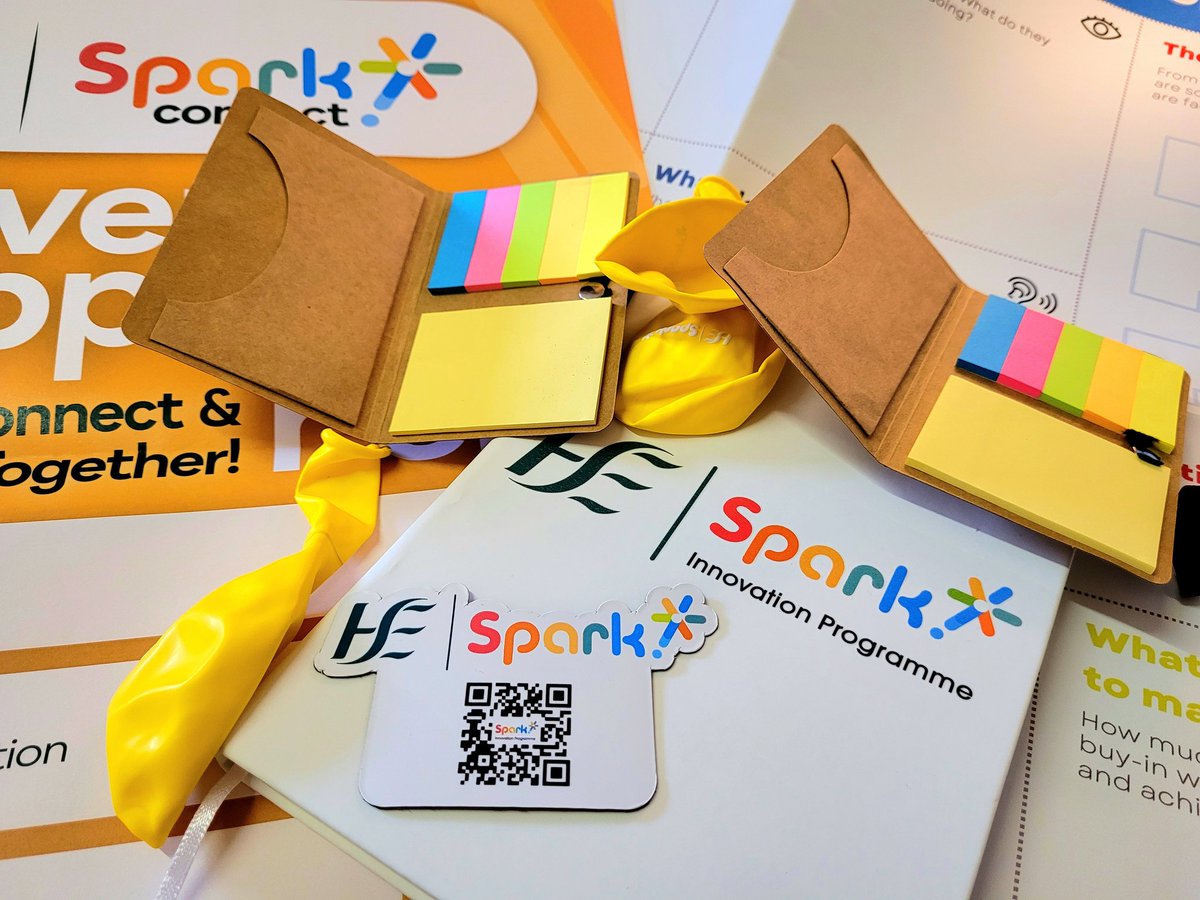 Thrilled to get our Spark Connect Toolkit from @ProgrammeSpark in the post today! Looking forward to a day of innovation and creative problem solving with my OT colleagues tomorrow 😃 #SparkConnect
