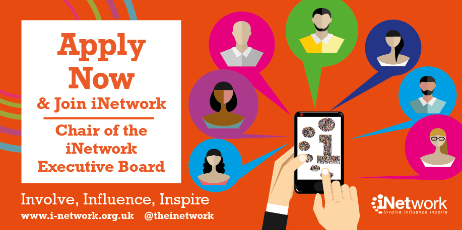 theinetwork's tweet photo. An exciting opportunity has arisen to join the iNetwork Executive Board as Chair. This board steers iNetwork's priorities and consists of iNetwork members who are leading practitioners in their field. The deadline to apply is 17 November.

Apply now➡️https://t.co/A1SxtMWmlI #jobs https://t.co/z3S8Q8aE8y