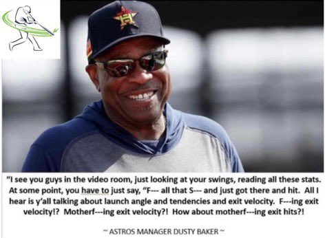 DonkeyHack's tweet photo. Dusty Baker has had it with analytics. https://t.co/brc922Gwt4