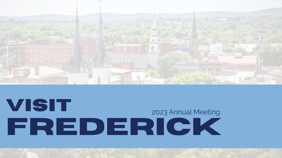 At its annual meeting held on October 24, Visit Frederick shared that visitors to Frederick County spent a record-breaking $518 million in the region in 2022. Read more: visitfrederick.org/press-releases…
