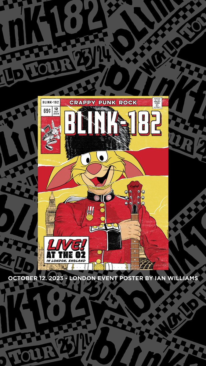 10-12-23 London, GB
<a href="/blink182/">blink-182</a> 
🎨<a href="/ianwilliams_art/">Ian Williams Art</a>