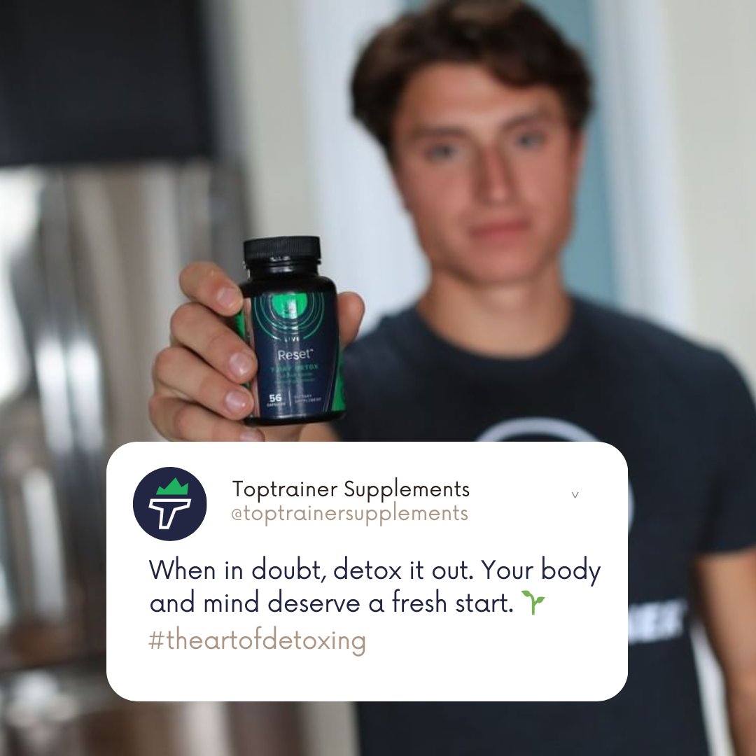 toptrainercom's tweet image. Embracing detoxification is a superior way to enhance gut health, achieve radiant skin, boost mood, and increase energy levels.

#toptrainer #toptrainetitan #reset