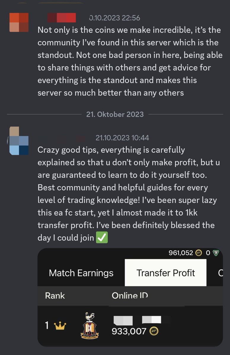 MarcFUTTrader1's tweet image. Love this community ❤️

Want a Discord spot?
Giving first November Spots to 10 lucky winners!

To enter
Like ❤️
Repost 🔄
Follow ✅