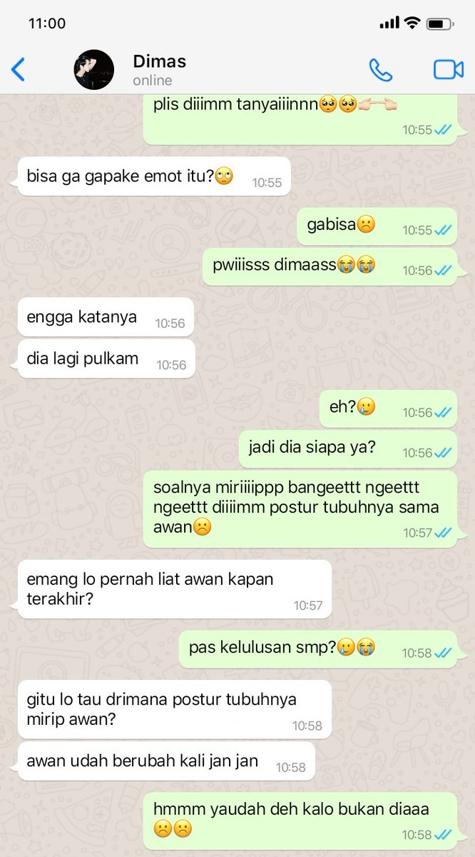 nieramachel's tweet photo. 020 ; chat Dimas https://t.co/iiuGob0K6c