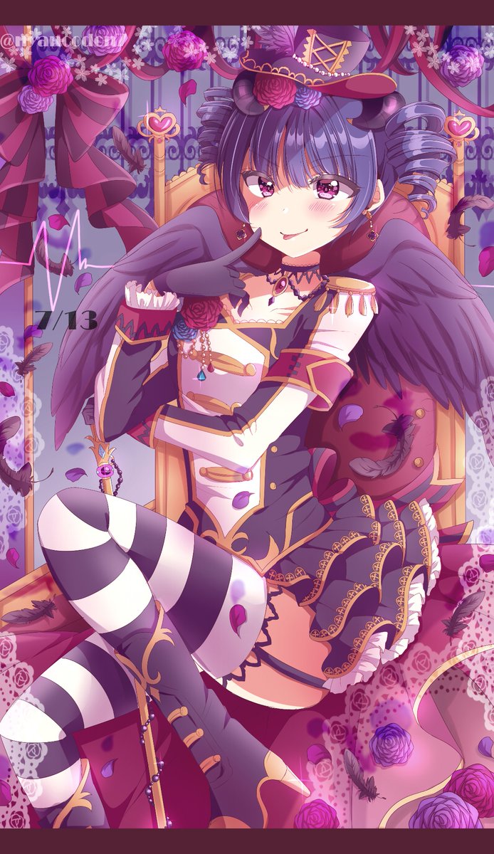 善子ちゃん…😈  #自分の好きなキャラ一人の画像を四枚貼る