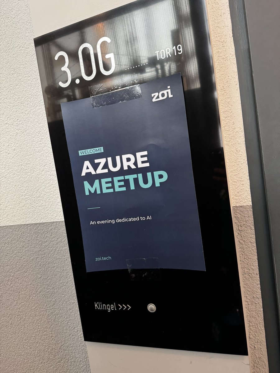 Heute #AzureStuttgart bei #Zoi