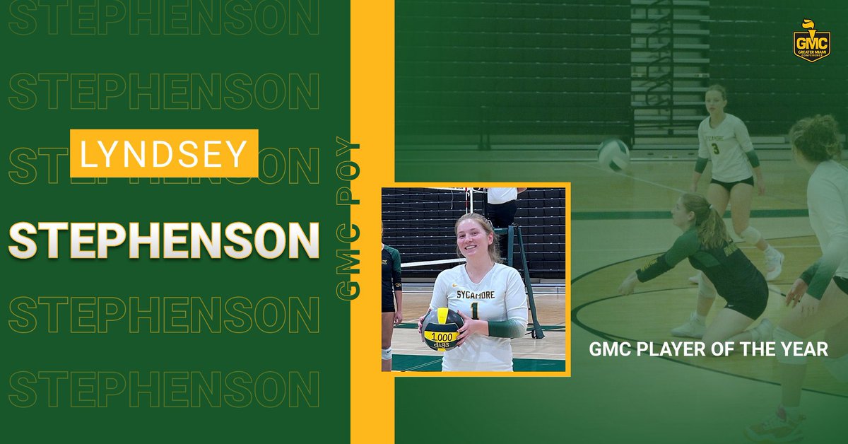 Sycamore HS Vball (@ladyavesvball) on Twitter photo 🚨HUGE HONOR as Lyndsey Stephenson is chosen as PLAYER OF THE YEAR for the GMC🚨She led the league in digs with 463 for the season 🤯 and achieved 1091 career digs! She truly is a team player and we can’t wait to see what the future holds for her 💚💛 @AvesAthletics <a href="/shsaviators/">shsaviators</a> 🚨HUGE HONOR as Lyndsey Stephenson is chosen as PLAYER OF THE YEAR for the GMC🚨She led the league in digs with 463 for the season 🤯 and achieved 1091 career digs! She truly is a team player and we can’t wait to see what the future holds for her 💚💛 @AvesAthletics <a href="/shsaviators/">shsaviators</a>