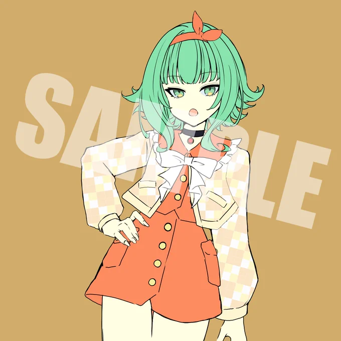 御依頼にてGUMIちゃんの立ち絵&ポーズや表情差分描かせていただきました!楽しかったです!