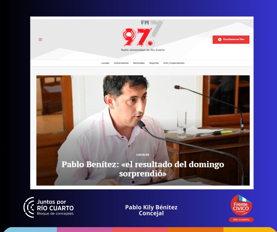 PabloValerioBe1's tweet photo. 📌En entrevista con @RadioUNRC me expresé sobre el resultado del domingo que sorprendió al país y al mundo.
✅Como sostengo, es parte del "plan platita" que nuevamente ante una elección funcionó, y no es para subestimar al electorado es para mostrar el mal uso de recursos y la https://t.co/QORiOcJMIN