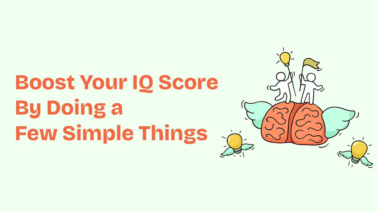 Boost Your IQ Score By Doing a Few Simple Things! 
The Journey to a Sharper Mind
vocal.media/education/boos…

#IQ #iqscore #braintraining #logicgames #brainpower #diet #nutrition #learning #meditation #Mindfulness #sharpermind