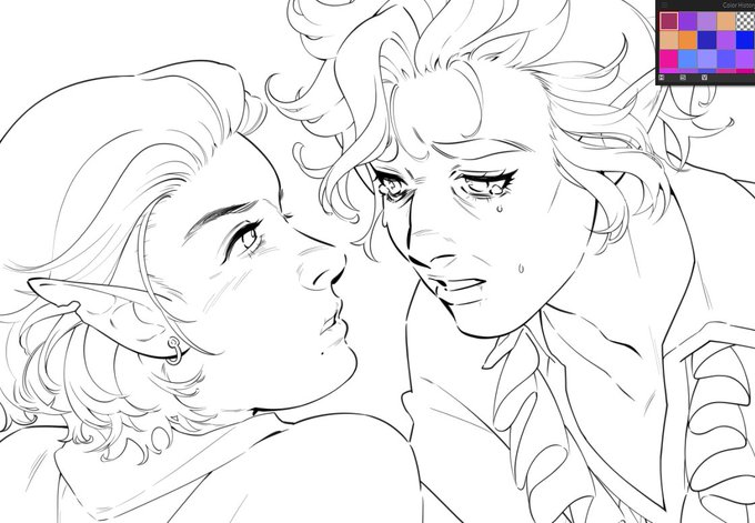 :3c hoping to finish this eventually. i miss my first tav already