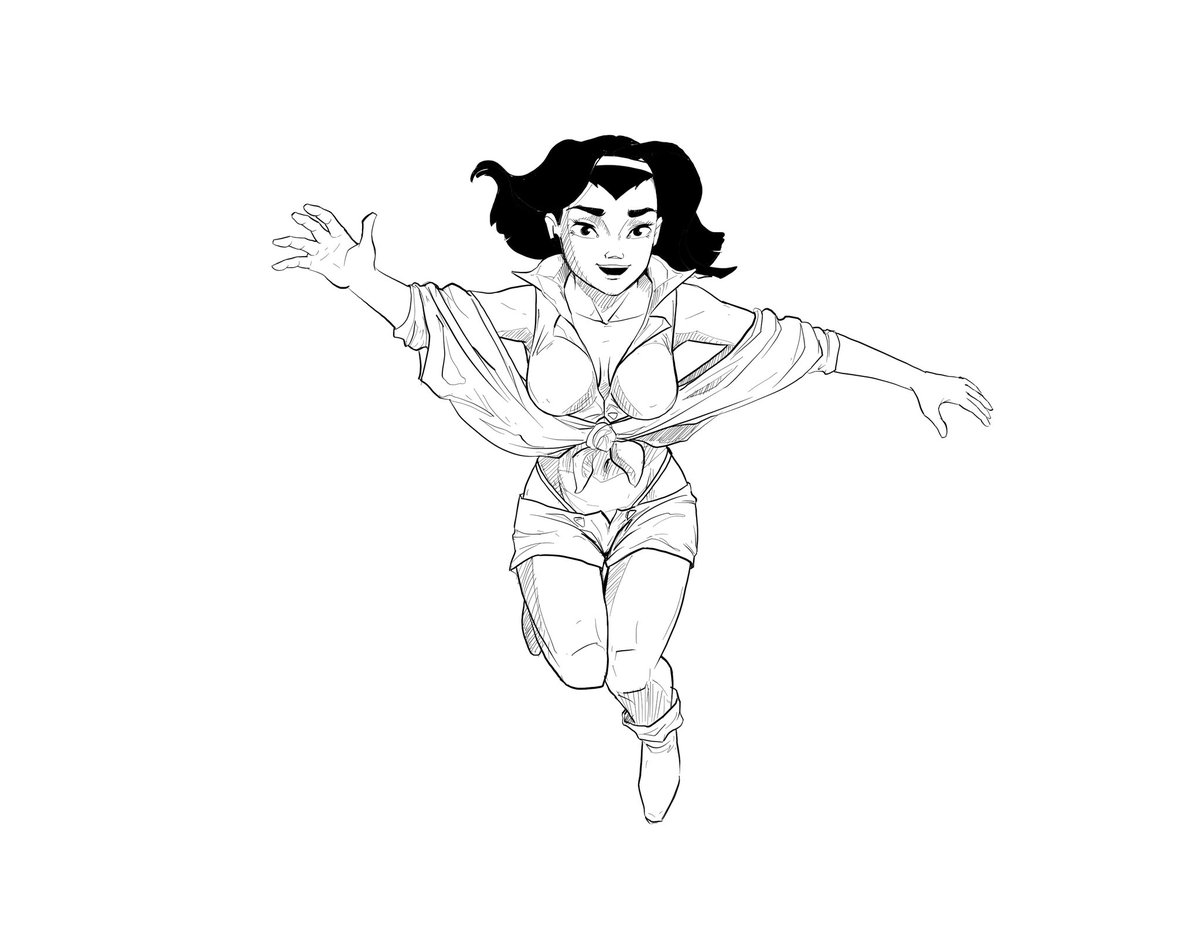 Another day another Faye #drawing #inktober