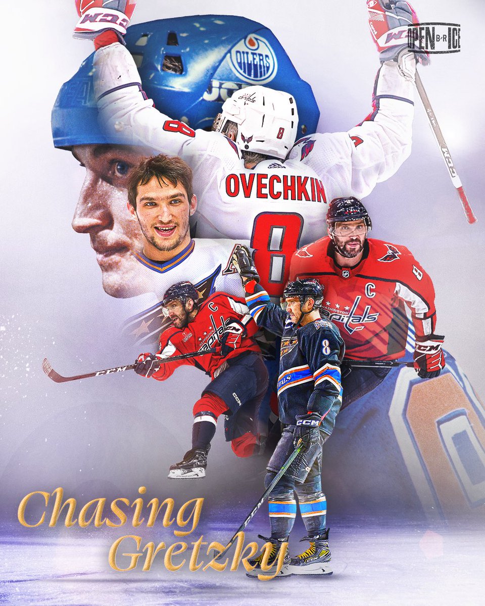 The CHASE is on as Ovi counts down the final 71 goals to catch Wayne Gretzky’s all-time record of 894 🚨