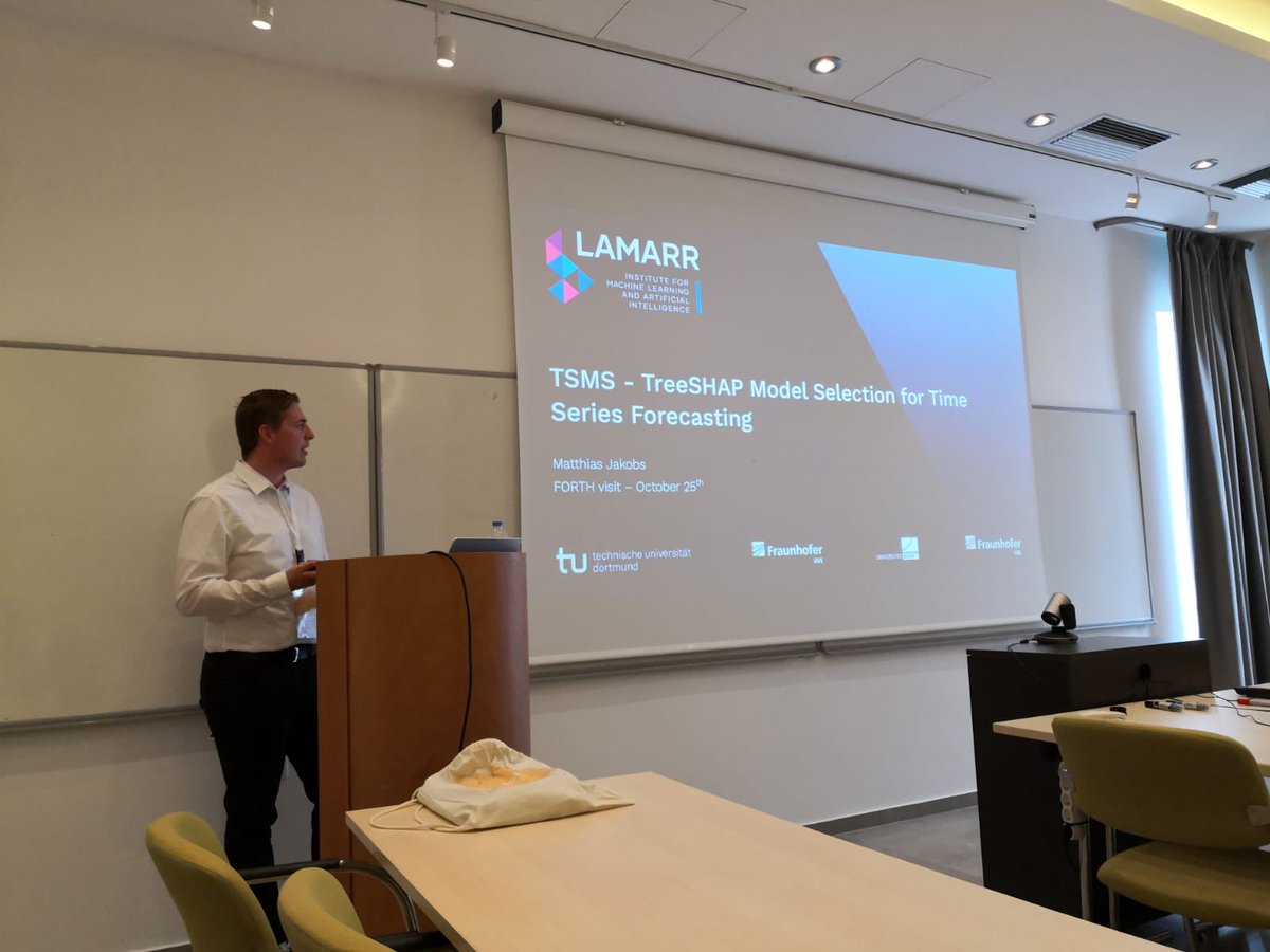 Matthias Jakobs (@matthiasjakobs) on Twitter photo Thanks a lot to <a href="/GTzag/">George Tzagkarakis</a> for the opportunity to present our latest work at ICS-FORTH in Crete! It was a pleasure! <a href="/LamarrInstitute/">Lamarr Institute</a> <a href="/saadallah_amal/">Amal Saadallah</a> #xai #timeseries Thanks a lot to <a href="/GTzag/">George Tzagkarakis</a> for the opportunity to present our latest work at ICS-FORTH in Crete! It was a pleasure! <a href="/LamarrInstitute/">Lamarr Institute</a> <a href="/saadallah_amal/">Amal Saadallah</a> #xai #timeseries