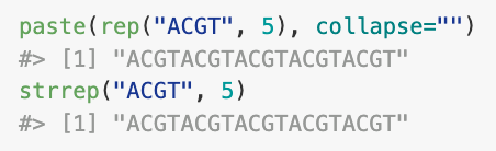 I've been writing R code daily for &gt;15 years and just today learned of strrep (base #Rstats)