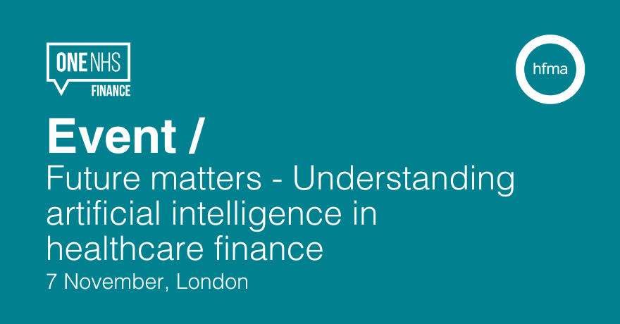 Join us for a day of knowledge exchange, networking, and innovation as we explore the full potential of AI, in partnership with @oneNHSfinance. Book now - free for all NHS staff: okt.to/SqK9Ys