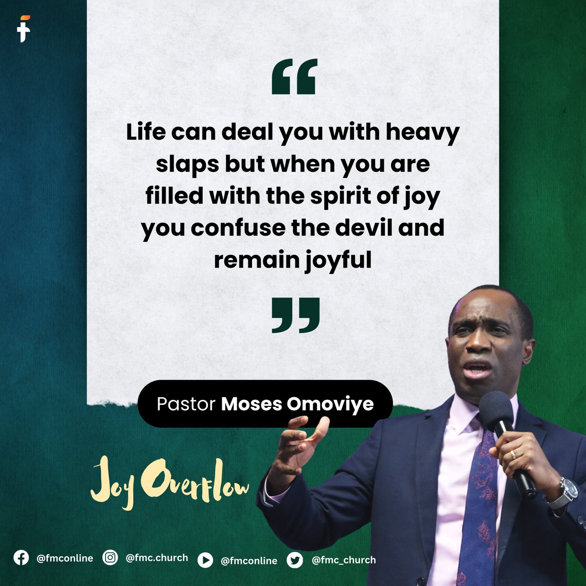 fmc_church's tweet image. YOU HAVE THE SPIRIT OF JOY!
#JoyOverflow #PastorMosesOmoviye #FMC