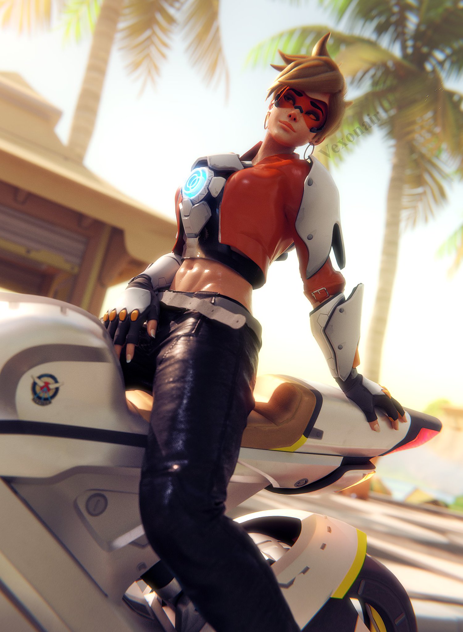 Overwatch's new Storm Rising trailer features Tracer on a bike